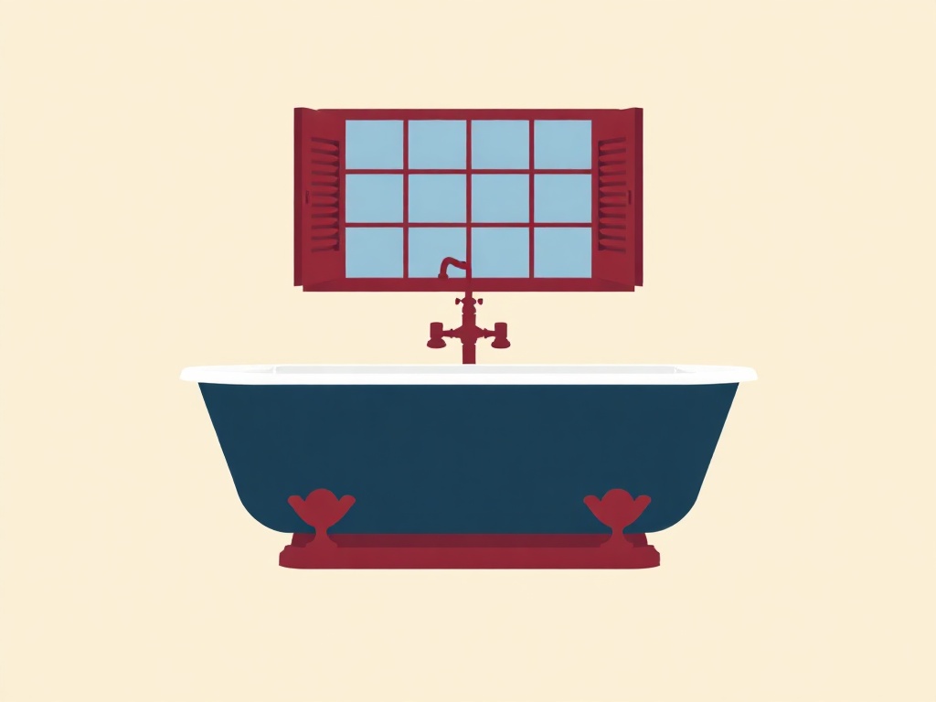 Illustration d'un meuble vasque et d'une robinetterie moderne